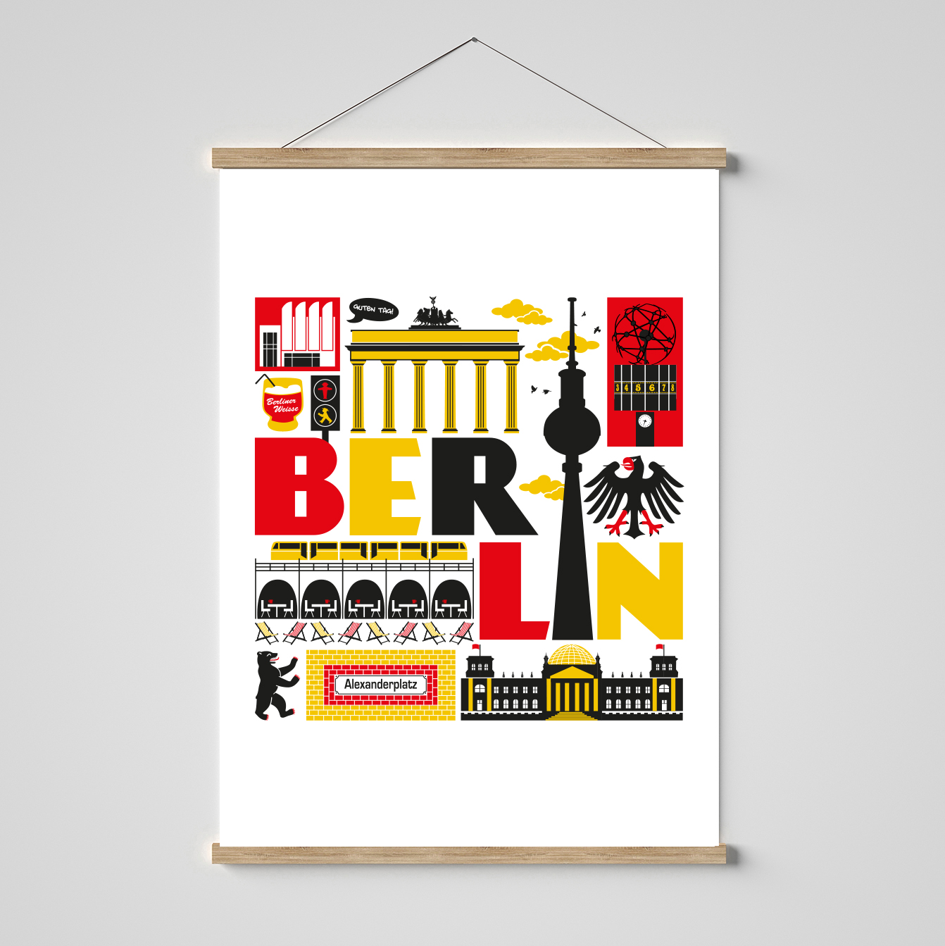 Berlin City Print