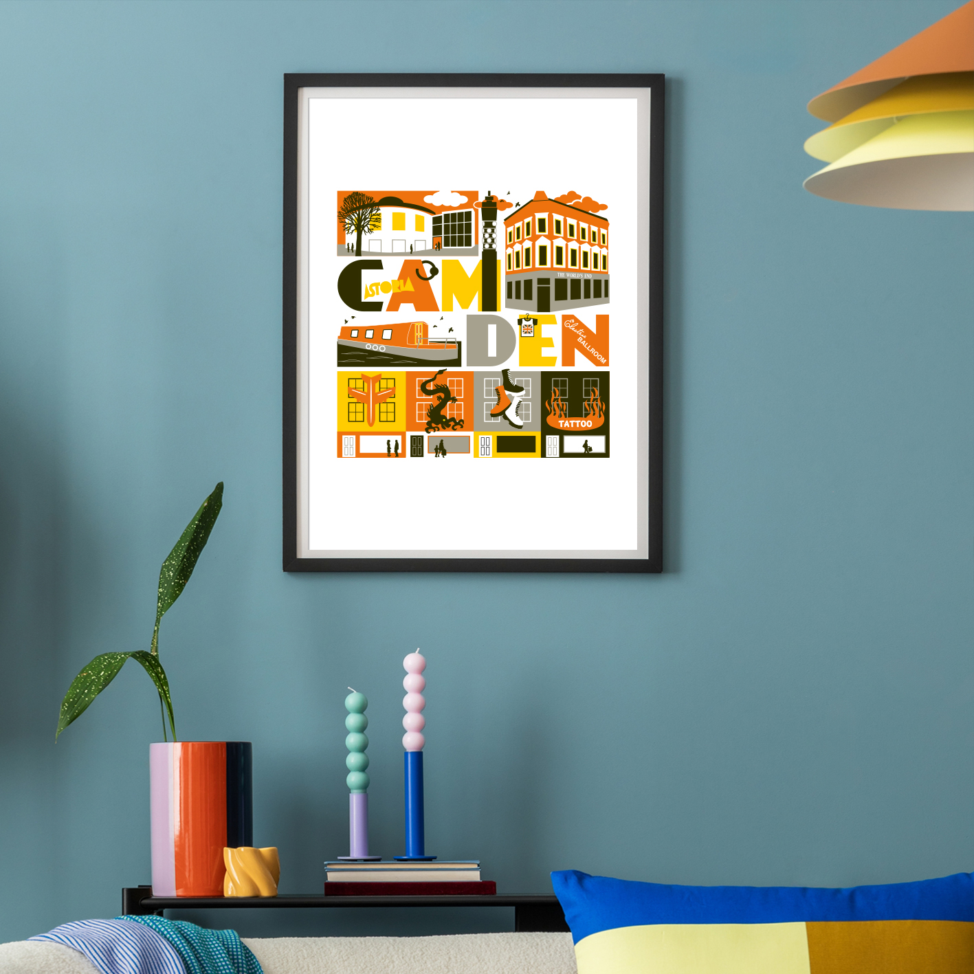 Camden town London Print