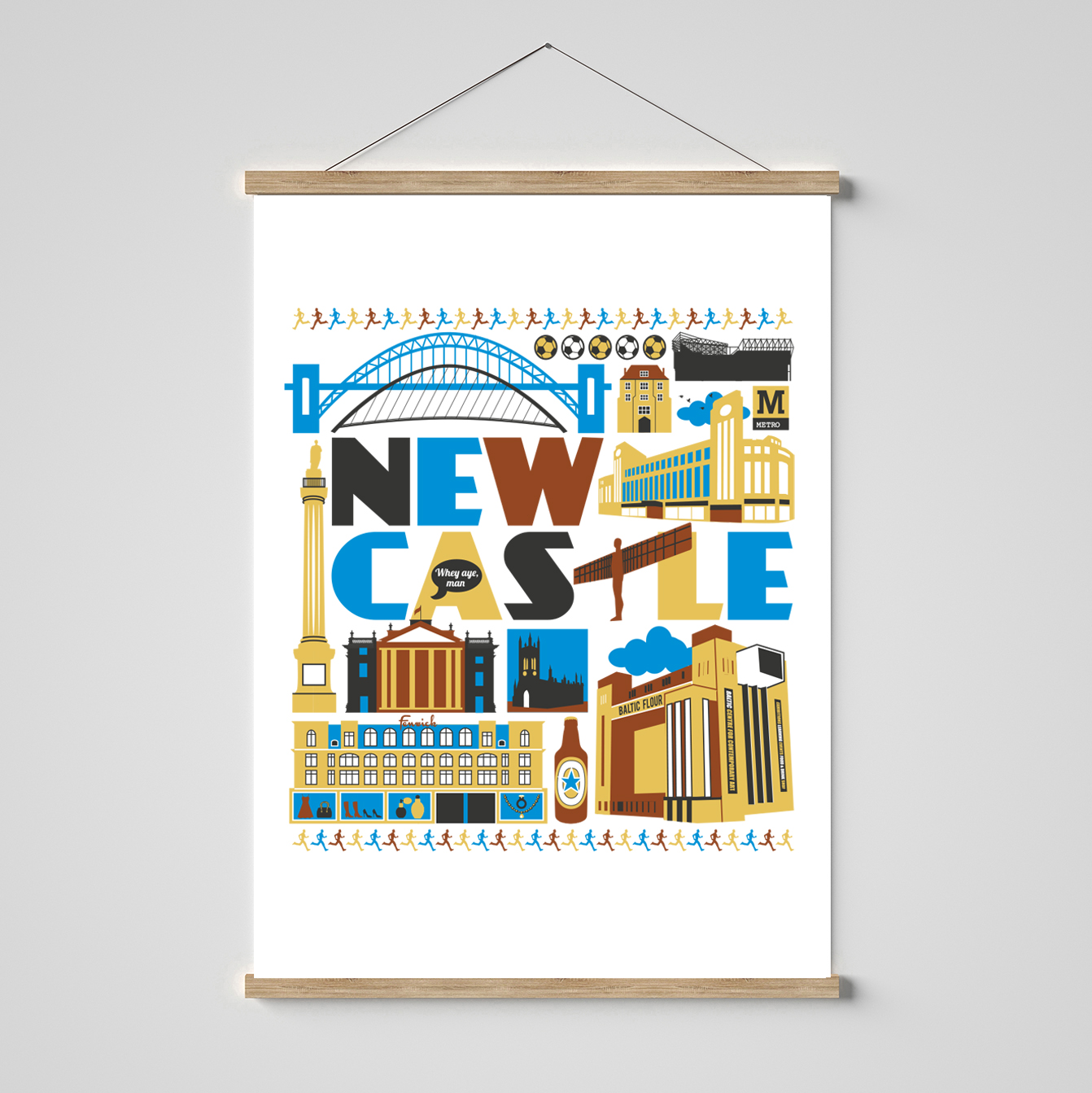 Newcastle City Print - Image 2