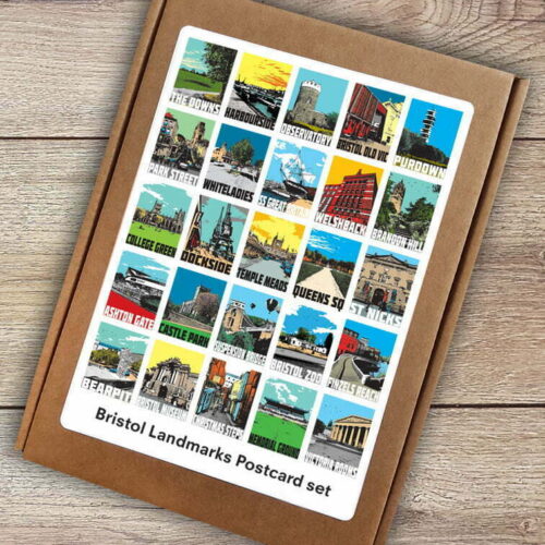 Bristol Landmarks postcard set