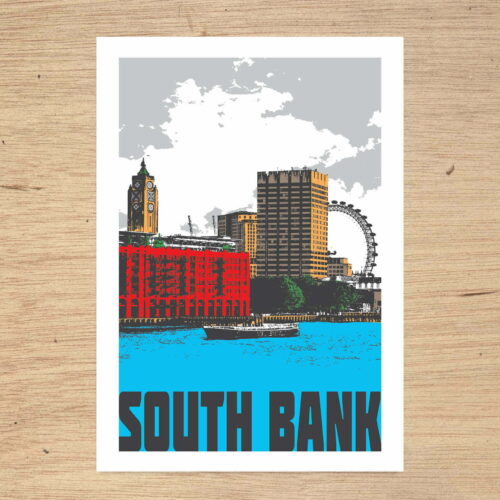Southbank, London print