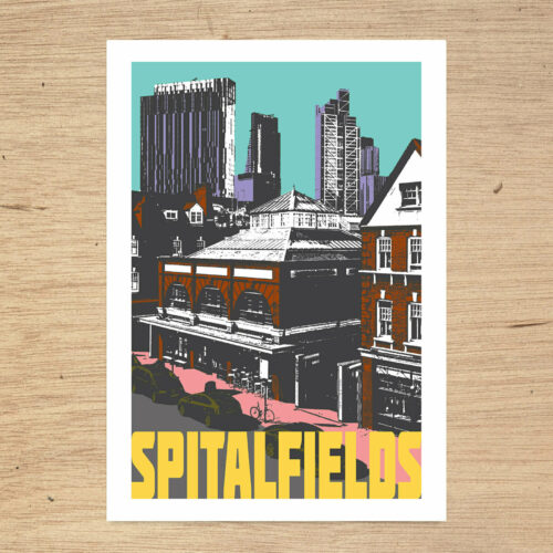 Spitalfields, London print