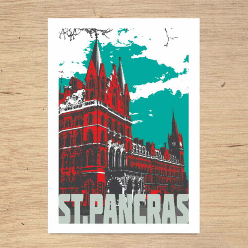 St Pancras, London print