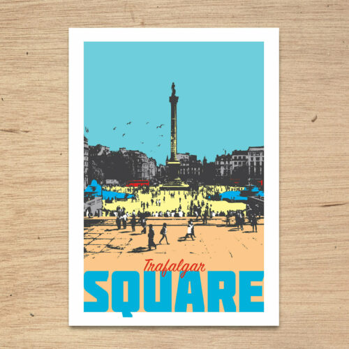 Trafalgar Square, London print