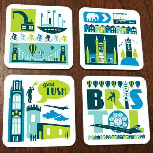 Bristol City Coaster Set