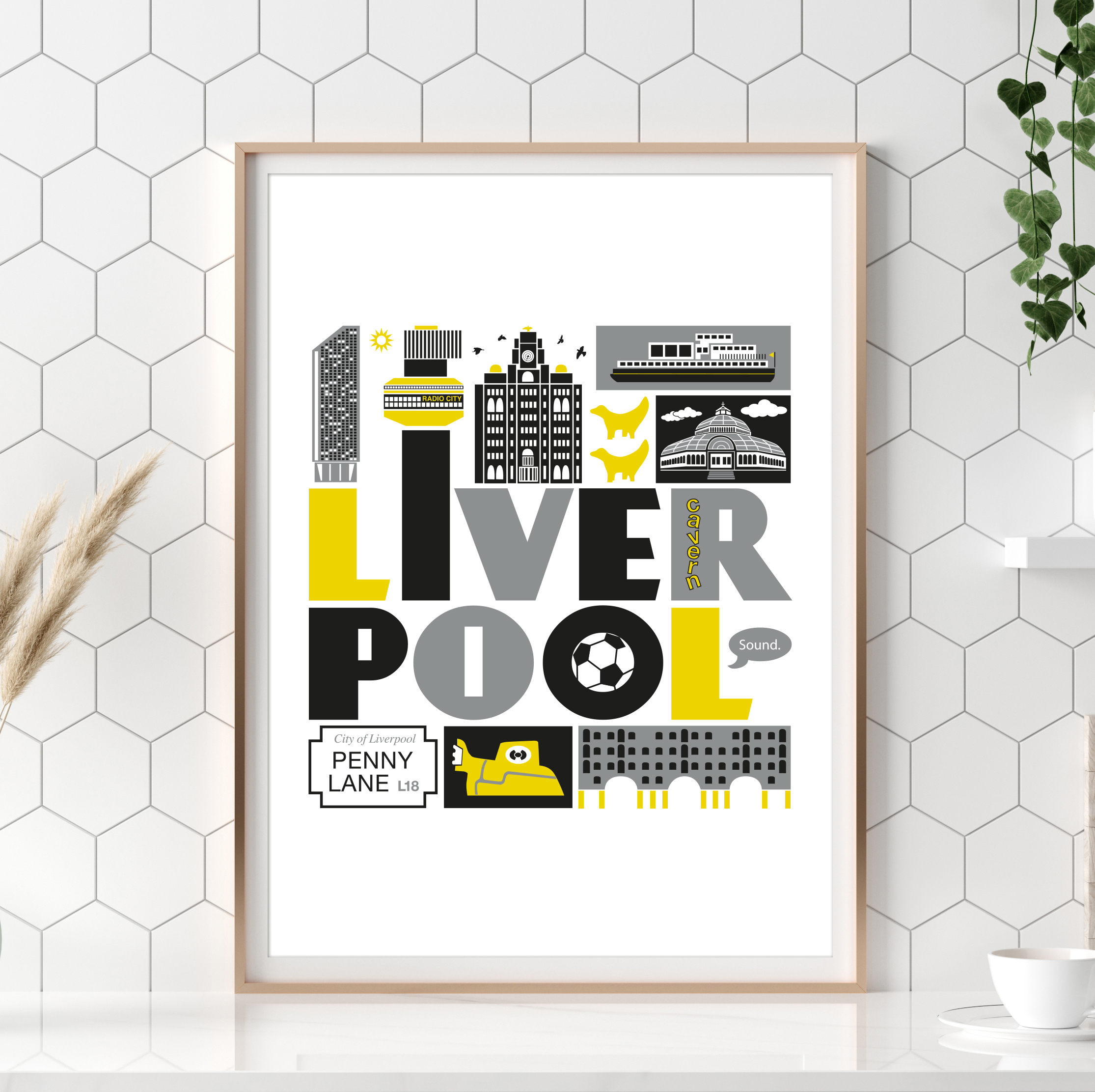 Liverpool City Print