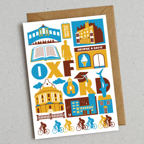 Oxford greetings card