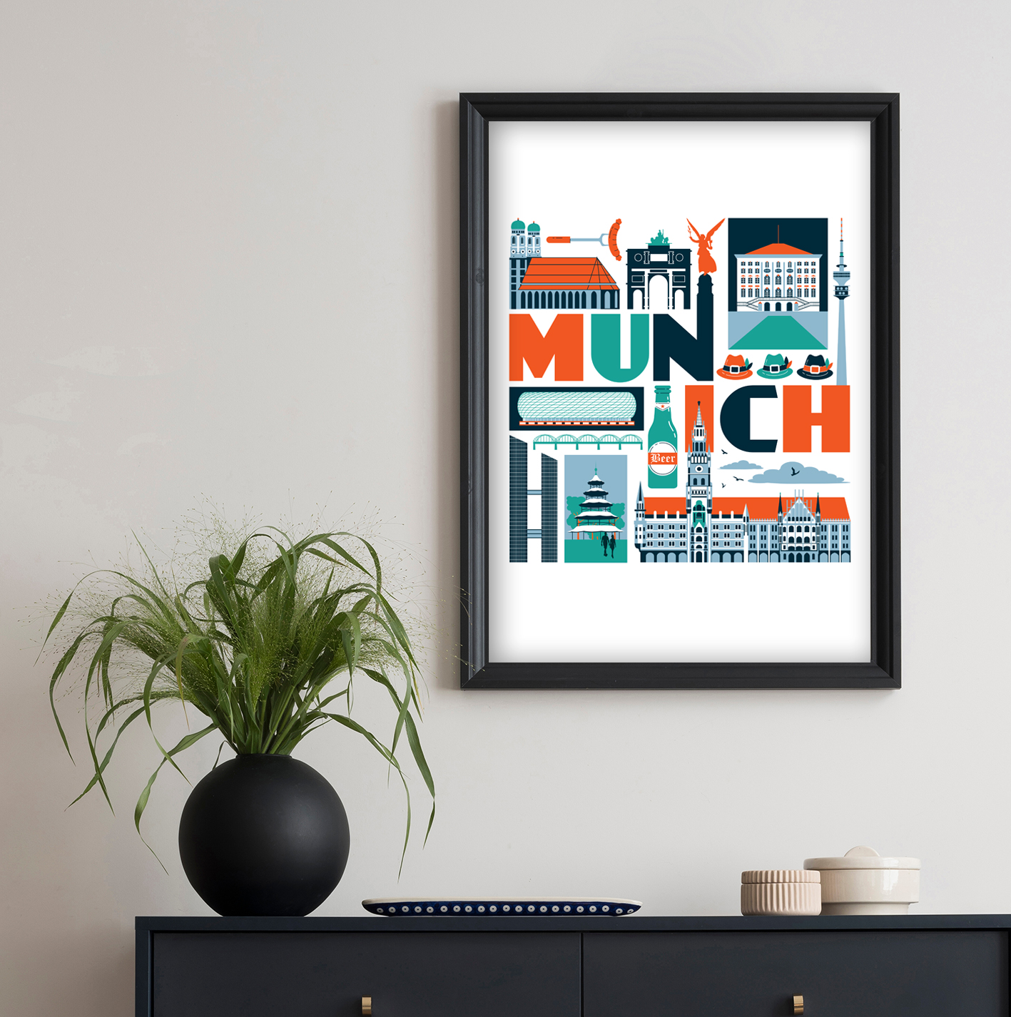 Munich, Germany City Print - Image 2