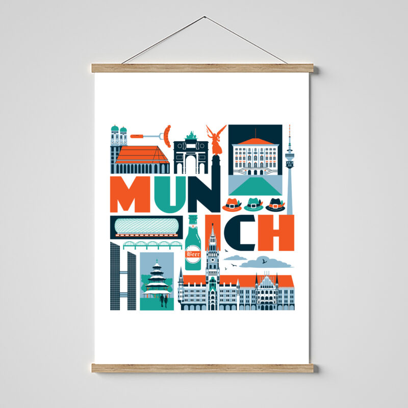 Munich, Germany City Print