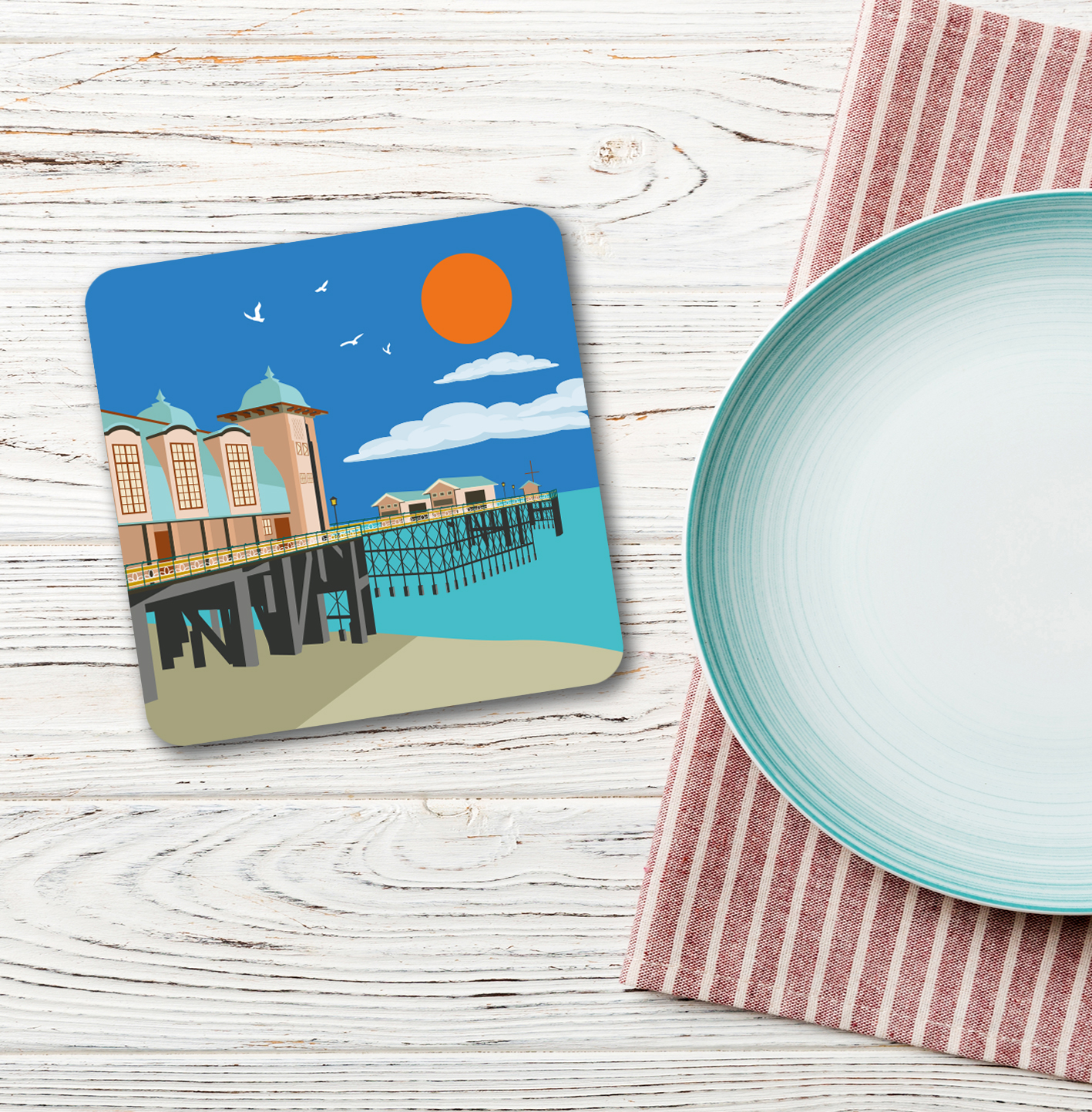 Penarth Pier, Vale of Glamorgan, South Wales coaster
