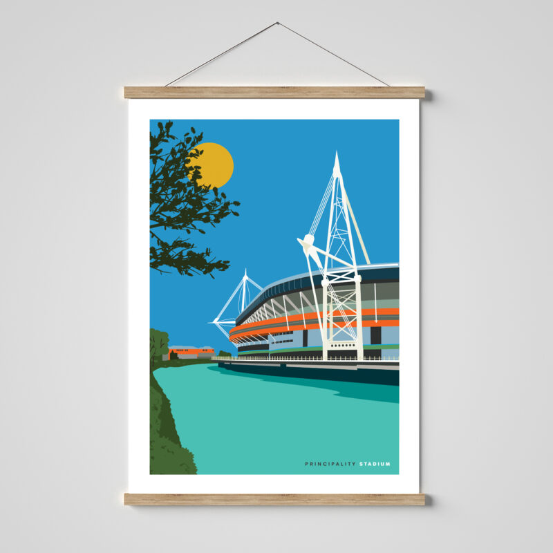 Principality Stadium, Cardiff, South Wales print
